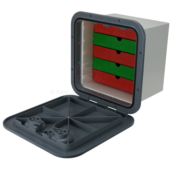 HATCHES - STORAGE BOXES WITH DRAWERS - EUROPA ASA PLASTIC