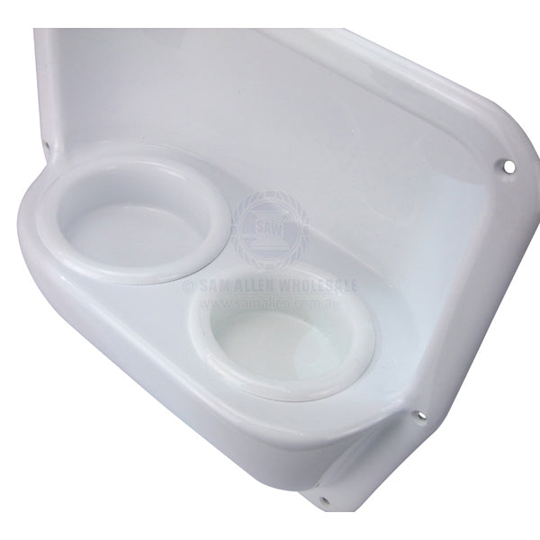 DRINK HOLDER - DUAL - SIDE MOUNT - RECESSED