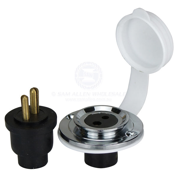 ELECTRICAL - CONNECTORS - ECONOMY 2 PIN PLUG & SOCKET