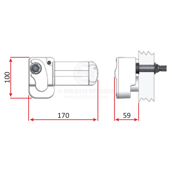 ROCA WIPER MOTOR - SINGLE DRIVE SYSTEMS - W12