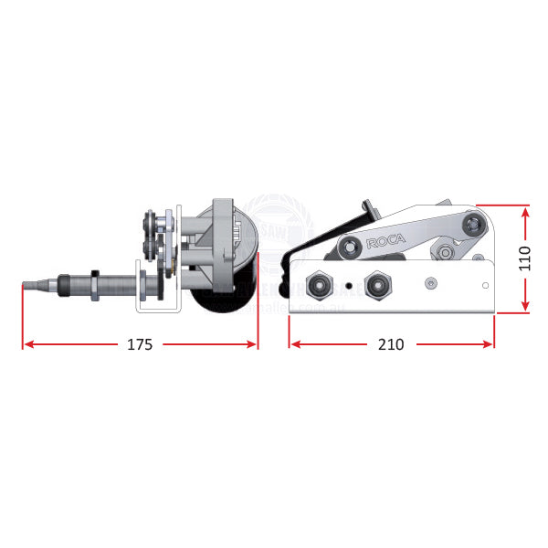 ROCA WIPER MOTOR - DUAL DRIVE SYSTEMS - W38