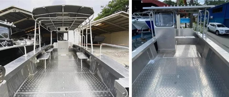wolf Pack 7.9m Small V Bottom Aluminum Cargo Barges Landing Craft Boat