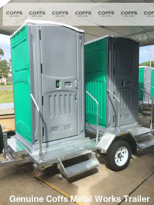 3M x 2M Toilet Trailer – ATM 1500kg (Double Toilet) toilet shower trailer