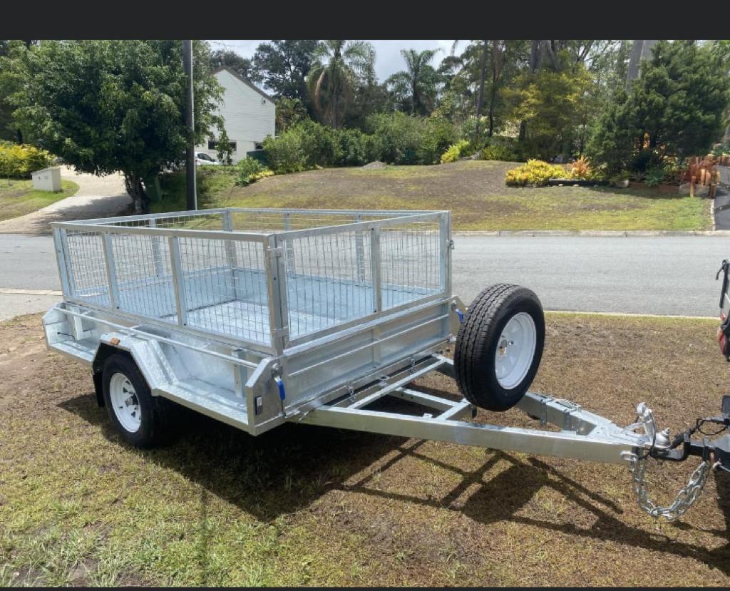 8x5 Box Trailers QLD Cage 600mm