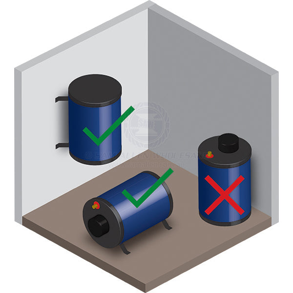 ATI WATER HEATER - DUAL HEATING - ENAMELLED