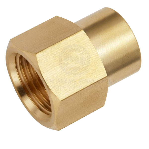 JOHN GUEST ADAPTER 1/2 INCH BSPF - 3/8 INCH BSPF BRASS