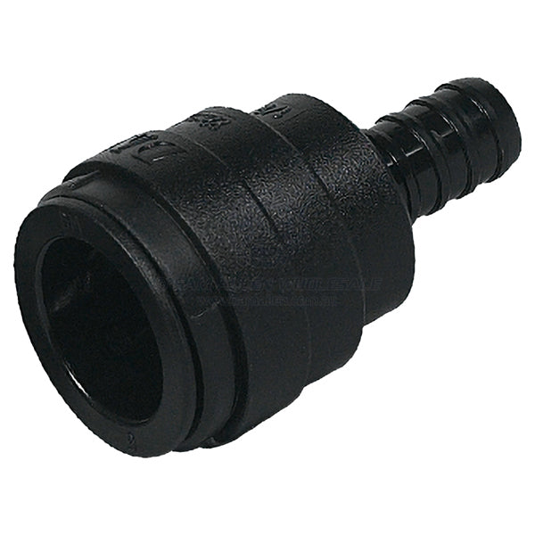 DMFIT CONNECTOR STRAIGHT - 15MM TUBE X HOSE BARB