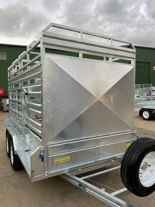 12 x 6 ft Cattle Crate Box Trailer – ATM 3500kg Galvanized QLD