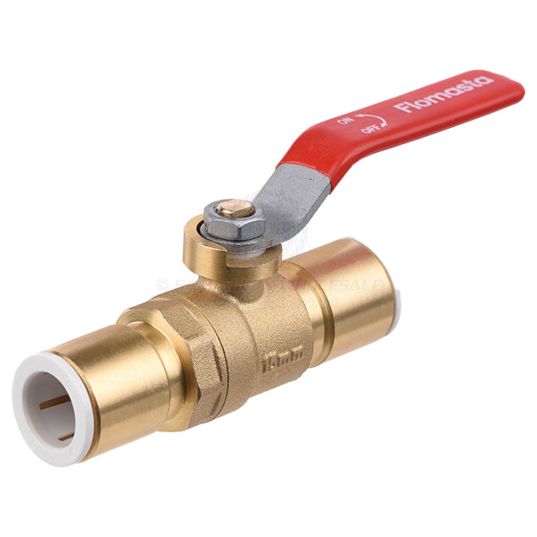 TWISTLOC SHUT OFF VALVE - 15MM TUBE - BRASS