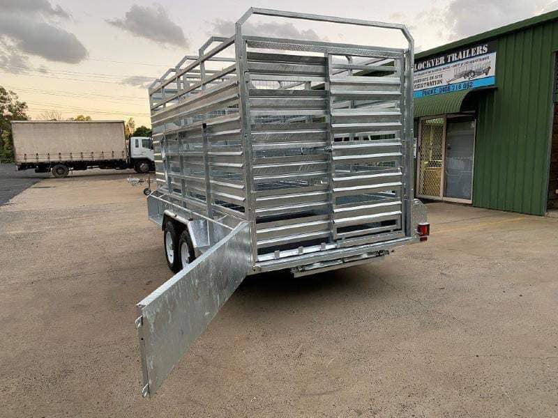 12 x 6 ft Cattle Crate Box Trailer – ATM 3500kg Galvanized QLD