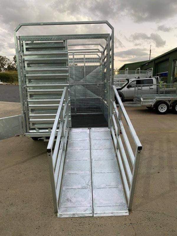 12 x 6 ft Cattle Crate Box Trailer – ATM 3500kg Galvanized QLD