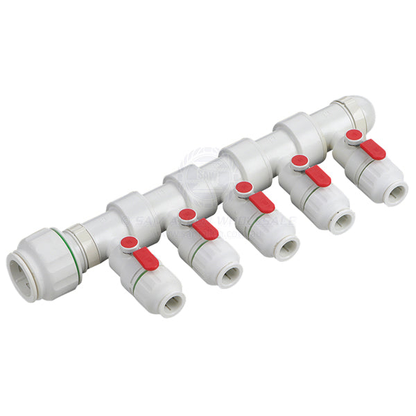 TWISTLOC MANIFOLD SINGLE CLOSED TYPE 28MM TUBE INLET 15MM TUBE OUTLET