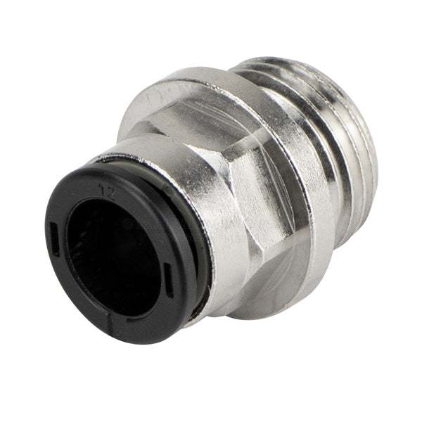 CAN-SB CONNECTOR STRAIGHT BSPPM X 12MM TUBE