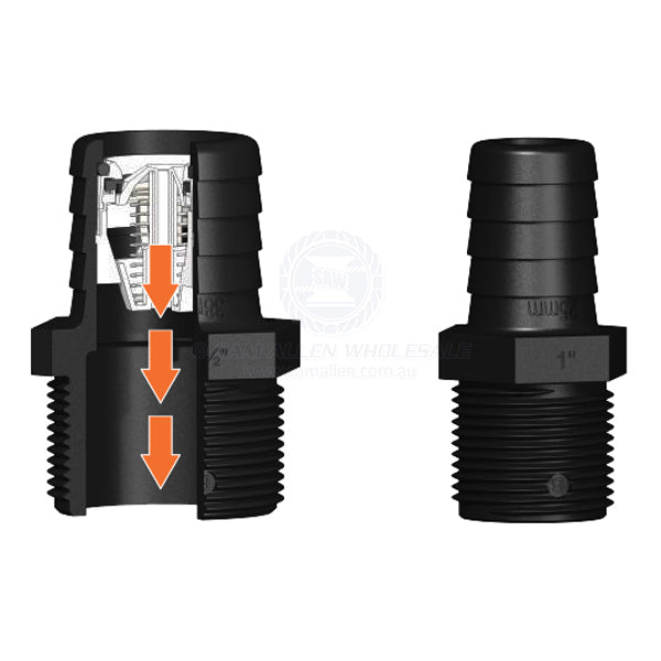 TRUDESIGN NON-RETURN VALVES - THREADED