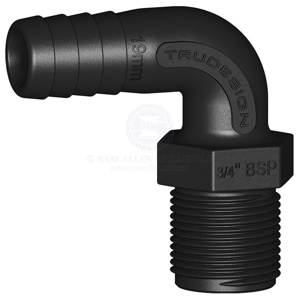 TRUDESIGN HOSE TAILS - MALE TAIL 90°