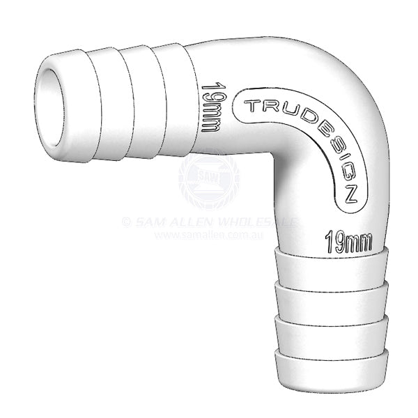 TRUDESIGN HOSE JOINERS - 90° BEND