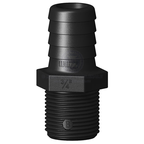 TRUDESIGN HOSE TAILS - MALE TAIL STRAIGHT - UNEQUAL