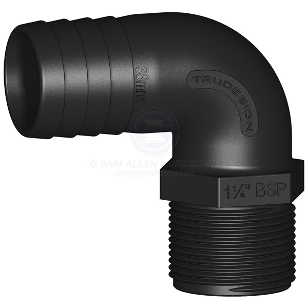 TRUDESIGN HOSE TAILS - MALE TAILS 90° - UNEQUAL