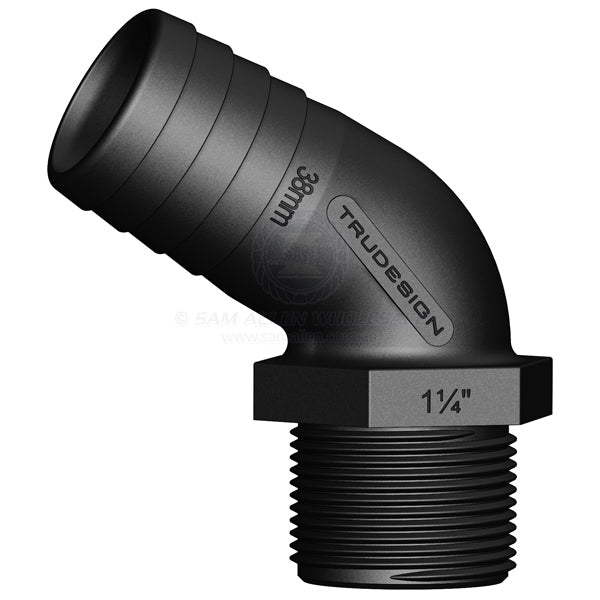 TRUDESIGN HOSE TAILS - MALE 120°