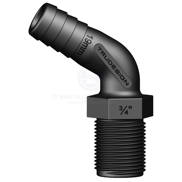 TRUDESIGN HOSE TAILS - MALE 120°