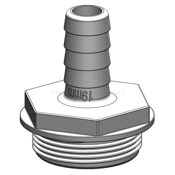 TRUDESIGN AQUAVALVE HOSE TAILS - STRAIGHT