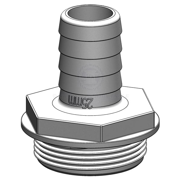 TRUDESIGN AQUAVALVE HOSE TAILS - STRAIGHT