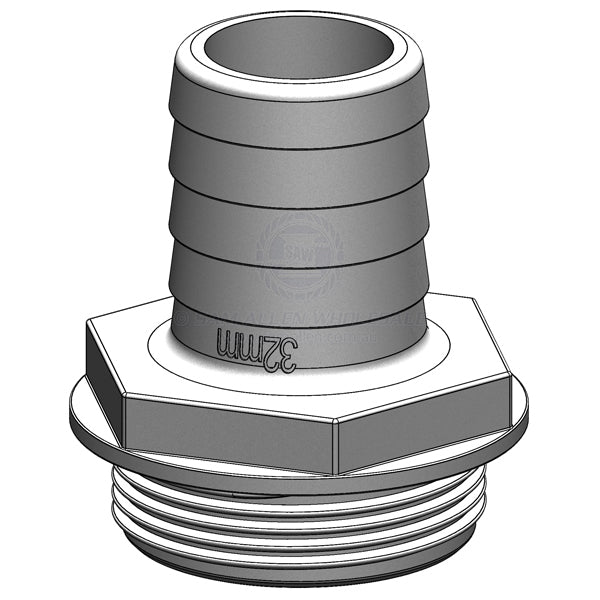 TRUDESIGN AQUAVALVE HOSE TAILS - STRAIGHT