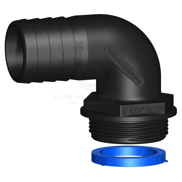 AQUAVALVE HOSE TAILS - ANGLED - TRUDESIGN