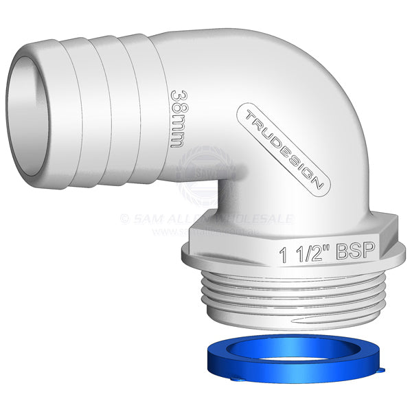 AQUAVALVE HOSE TAILS - ANGLED - TRUDESIGN