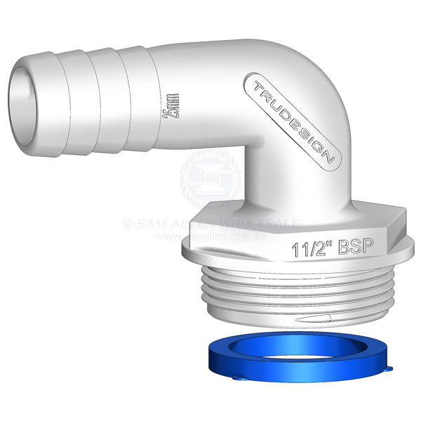 TRUDESIGN AQUAVALVE HOSE TAILS - ANGLED