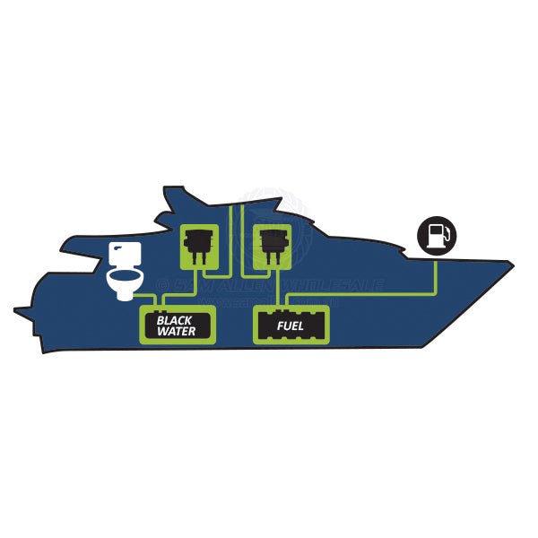 CAN-SB WASTE TANK - CARBON FILTER - VENT