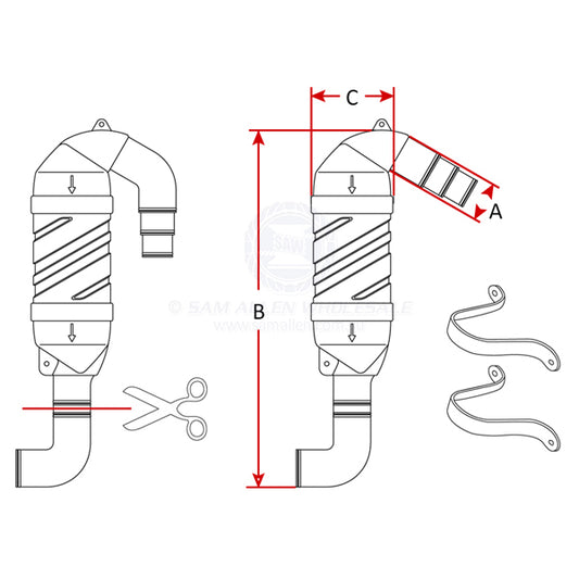CAN-SB EXHAUST ANTI SIPHONS
