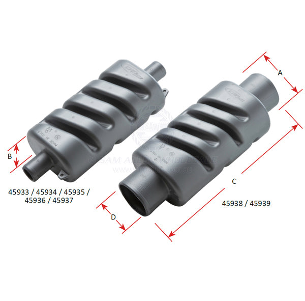 CAN-SB EXHAUST SILENCERS