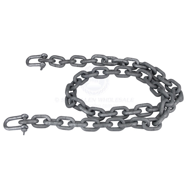 ANCHOR CHAIN - REGULAR LINK GALVANISED WITH SHACKLES