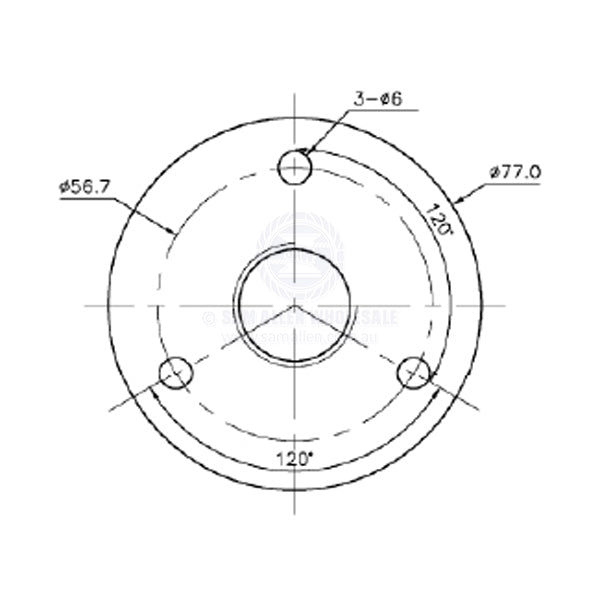GPS ANTENNA BASE WITH LOCKING NUT