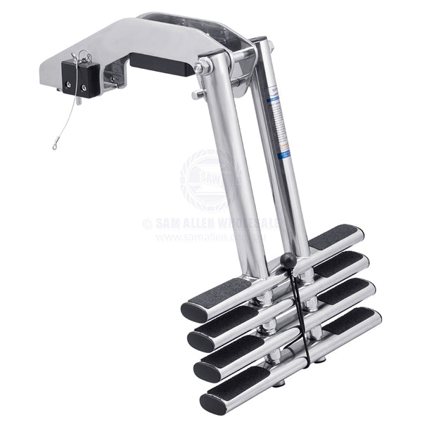 LADDER - REMOVABLE TELESCOPIC - 4 STEPS - STAINLESS STEEL - SURFACE MOUNT