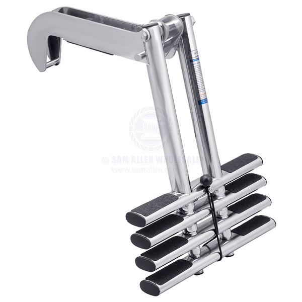 LADDERS - REMOVABLE TELESCOPIC - 4 STEPS - STAINLESS STEEL - HOOK OVER