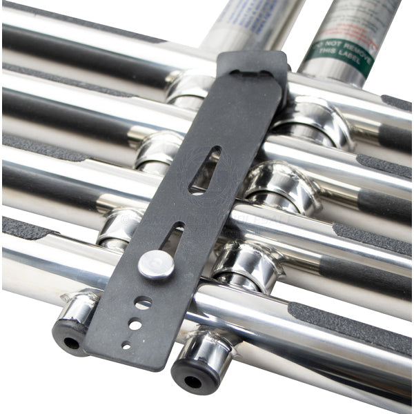 LADDERS - REMOVABLE TELESCOPIC - 4 STEPS - STAINLESS STEEL