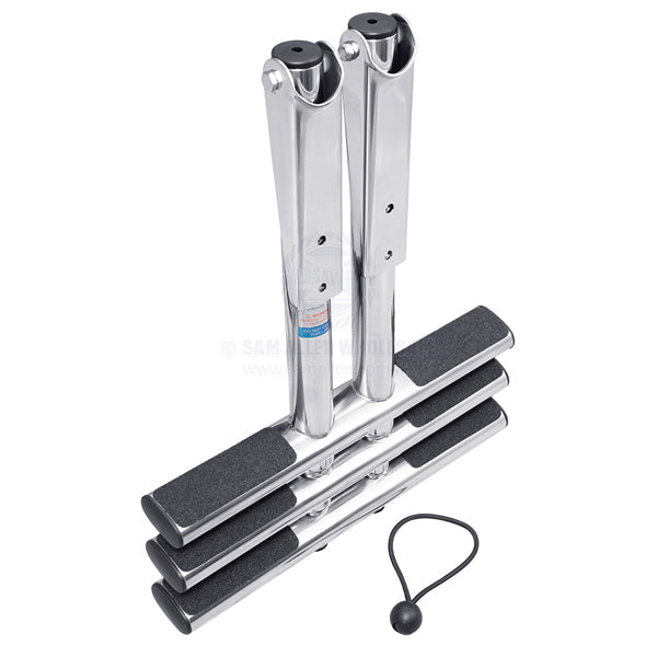 LADDERS - OVER PLATFORM MOUNT - STAINLESS STEEL - TELESCOPIC