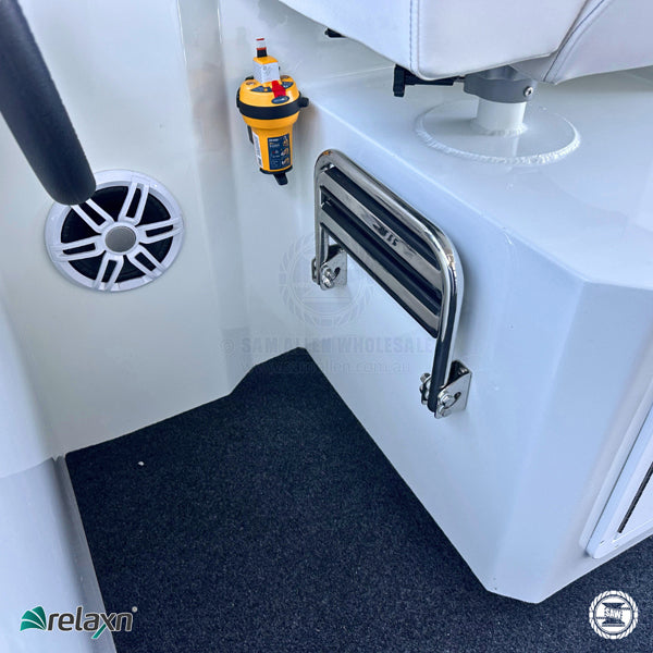 FOOTREST - FOLD UP - STAINLESS STEEL