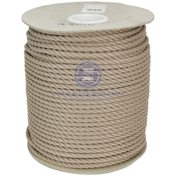 ROPE - POLYPROPYLENE - 3 STRAND LAID - FAUX HEMP COLOUR