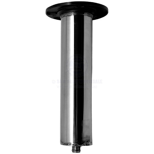 RELAXN ROD HOLDER - ROUND HEAD WITH DRAIN - HEAVY-DUTY - STAINLESS STEEL
