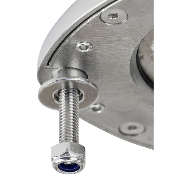 ROD HOLDER - 15° STREAMLINE - ROTATING - STAINLESS STEEL