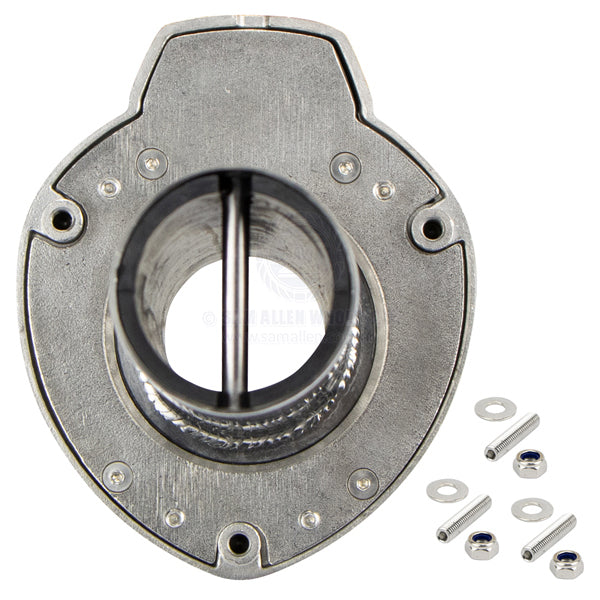 ROD HOLDER - 15° STREAMLINE - ROTATING - STAINLESS STEEL