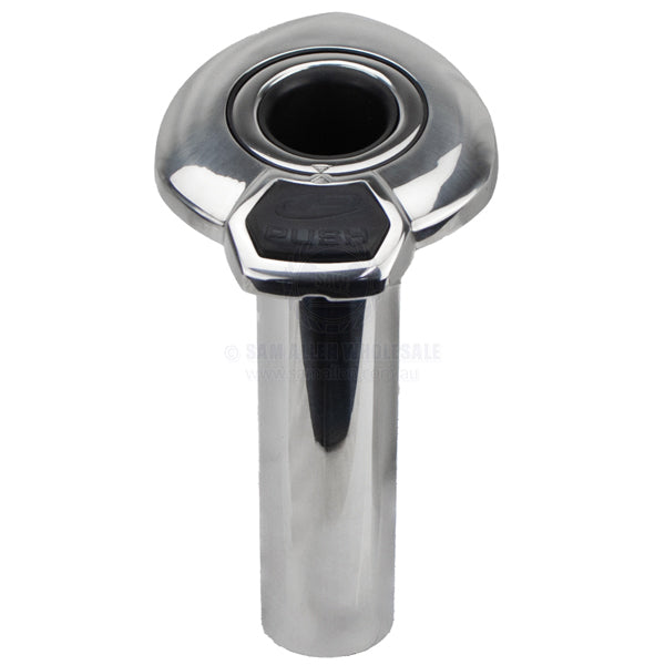 ROD HOLDER - 15° STREAMLINE - ROTATING - STAINLESS STEEL
