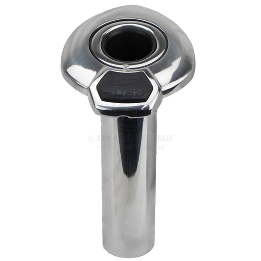 ROD HOLDER - 15° STREAMLINE - ROTATING - STAINLESS STEEL