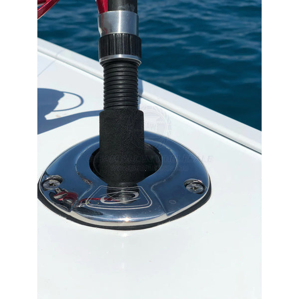 ROD HOLDER - 0° BLUEWATER - FIXED - STAINLESS STEEL
