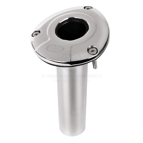 ROD HOLDER - 15° BLUEWATER - FIXED - STAINLESS STEEL