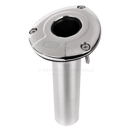 ROD HOLDER - 15° BLUEWATER - FIXED - STAINLESS STEEL