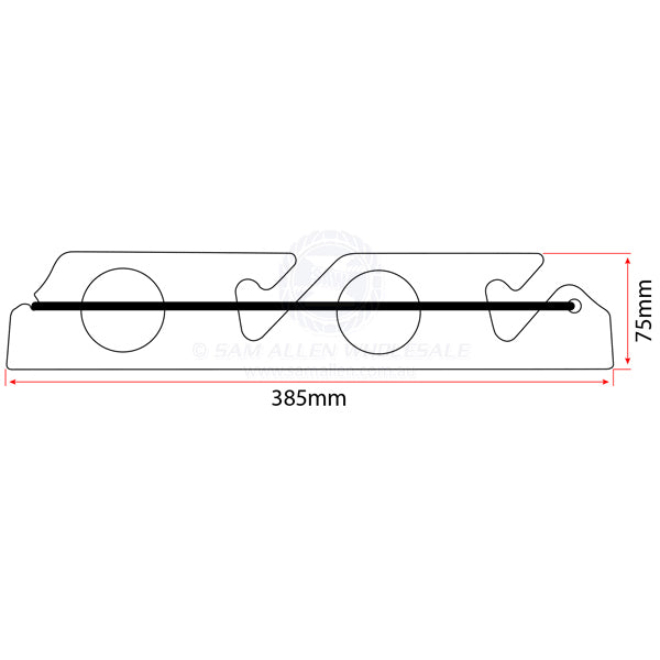 RELAXN ROD RACKS - WALL / OVERHEAD MOUNT